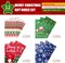 Christmas Gift Boxes with Lids, 12 Pack Patterned Shirt Clothes Boxes(12 Clothing Gift Boxes, 4 Designs: 3 Pieces Per Design & 1 Christmas Label Sticker) for Christmas Wrapping